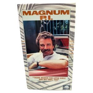 Vintage 1980 Vhs Magnum P.I. Tom Selleck Episode Rare TV Series Action